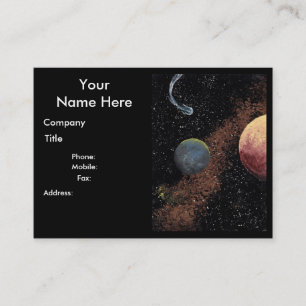 RUIMTEontwerp ~ COMET-themakubby visitekaartje B