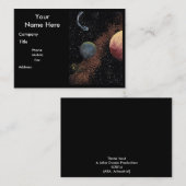 RUIMTEontwerp ~ COMET-themakubby visitekaartje B (Voorkant / Achterkant)