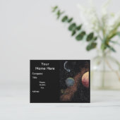 RUIMTEontwerp ~ COMET-themakubby visitekaartje B (Staand voorkant)