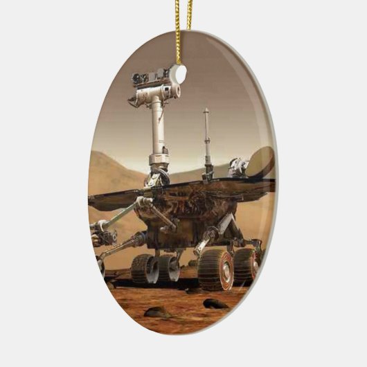 Ruimteontwerp voor rover keramisch ornament (Links)