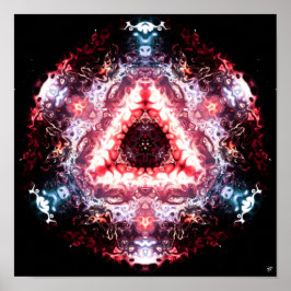 Ruimteorganisch portaal v1 - patroonpareidolia poster