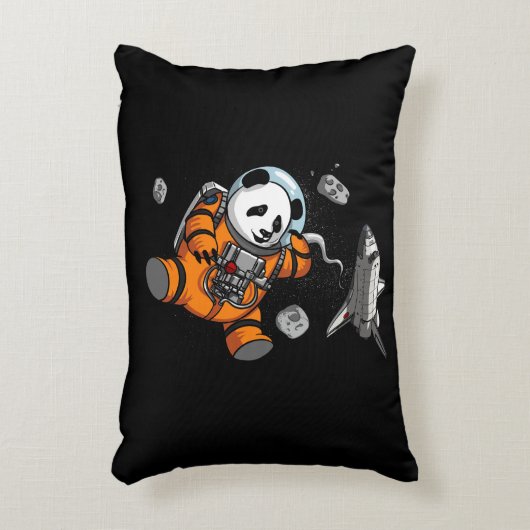 Ruimtepanda Beer Astronaut Galaxy Cosmic Animal Accent Kussen (Voorkant(Verticaal))