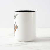 Ruimtepanda Beer Astronaut Galaxy Cosmic Animal Tweekleurige Koffiemok (Center)