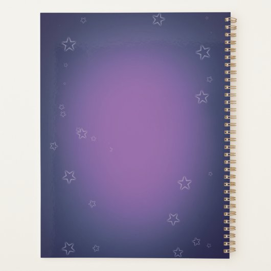Ruimtepanda Chippy! Planner (Achterkant)