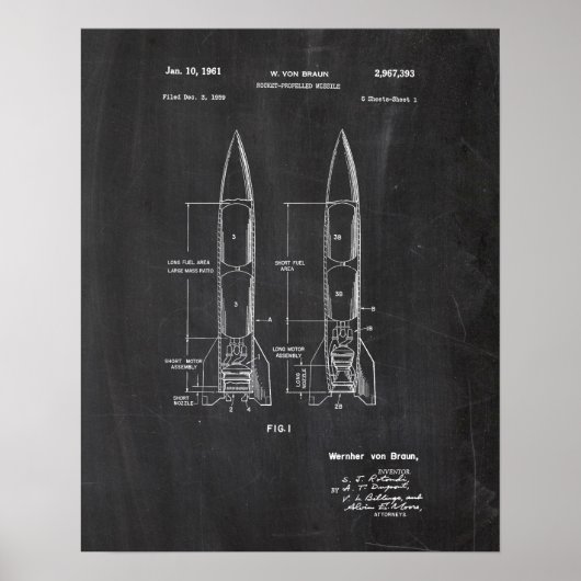 Ruimtepatent Poster (Voorkant)