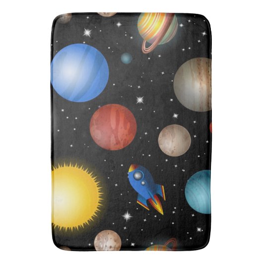 Ruimtepatroon Badmat (Voorkant Verticaal)