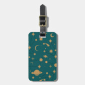 Ruimtepatroon Bagagelabel (Voorkant verticaal)