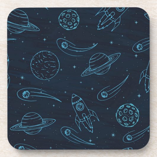 Ruimtepatroon Bier Onderzetter (Voorkant)