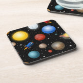 Ruimtepatroon Bier Onderzetter (Linkerzijde)