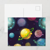 Ruimtepatroon Briefkaart (Voorkant / Achterkant)