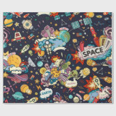 Ruimtepatroon Cadeaupapier (Vlak)