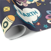 Ruimtepatroon Cadeaupapier (Rol Hoek)