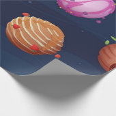 Ruimtepatroon Cadeaupapier (Hoek)