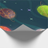 Ruimtepatroon Cadeaupapier (Hoek)