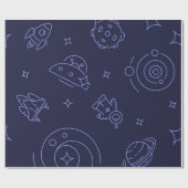 Ruimtepatroon Cadeaupapier (Vlak)
