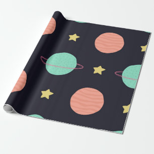 Ruimtepatroon Cadeaupapier