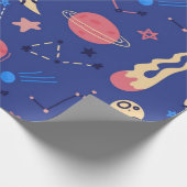 Ruimtepatroon Cadeaupapier (Hoek)