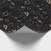 Ruimtepatroon cadeaupapier (Hoek)