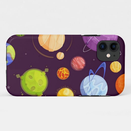 Ruimtepatroon Case-Mate iPhone Case (Achterkant (horizontaal))