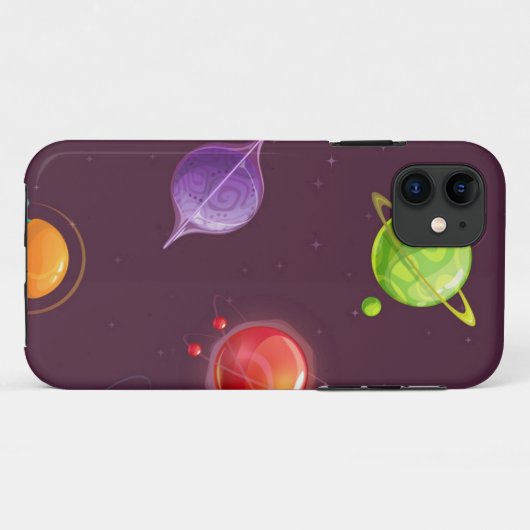 Ruimtepatroon Case-Mate iPhone Case (Achterkant (horizontaal))