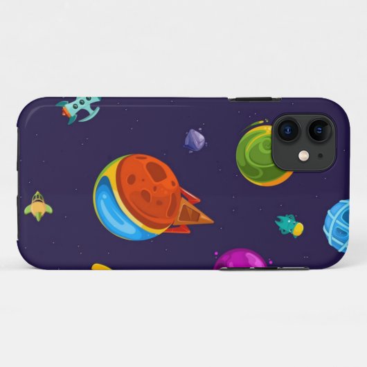 Ruimtepatroon Case-Mate iPhone Case (Achterkant (horizontaal))