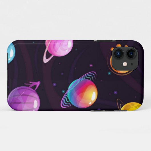 Ruimtepatroon Case-Mate iPhone Case (Achterkant (horizontaal))