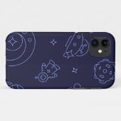 Ruimtepatroon Case-Mate iPhone Case (Achterkant (horizontaal))