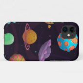 Ruimtepatroon Case-Mate iPhone Case (Achterkant (horizontaal))