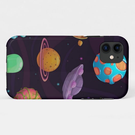 Ruimtepatroon Case-Mate iPhone Case (Achterkant (horizontaal))