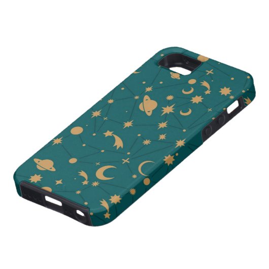 Ruimtepatroon Case-Mate iPhone Case (Onderkant)
