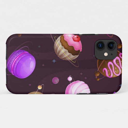 Ruimtepatroon Case-Mate iPhone Case (Achterkant (horizontaal))