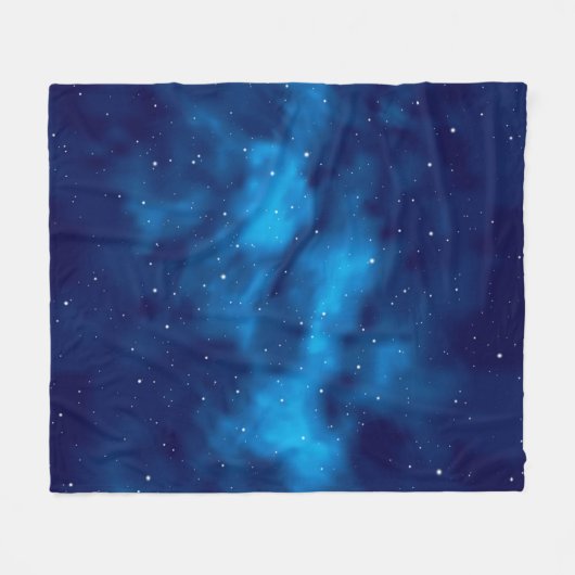 Ruimtepatroon Fleece Deken (Voorkant (Horizontaal))