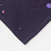 Ruimtepatroon Fleece Deken (Hoek)