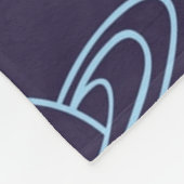 Ruimtepatroon Fleece Deken (Hoek)