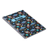 Ruimtepatroon gepersonaliseerd notitieboek (Rechterzijde)