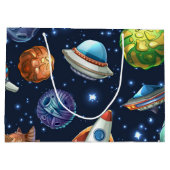 Ruimtepatroon Groot Cadeauzakje (Achterkant)