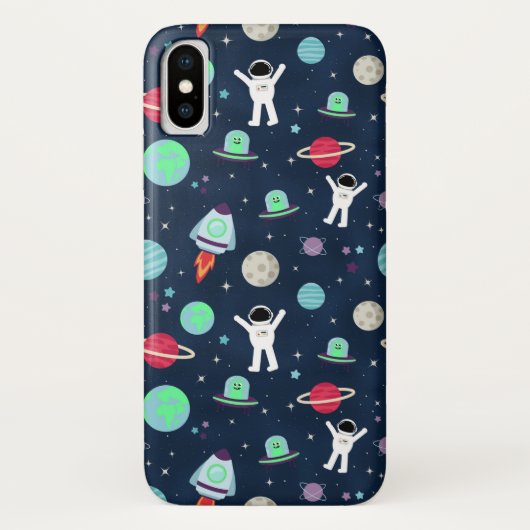 Ruimtepatroon illustratie Case-Mate iPhone case (Achterkant)