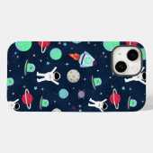 Ruimtepatroon illustratie Case-Mate iPhone case (Achterkant (horizontaal))