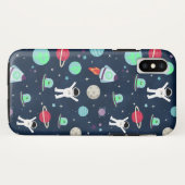 Ruimtepatroon illustratie Case-Mate iPhone case (Achterkant (horizontaal))