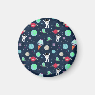 Ruimtepatroon illustratie magneet