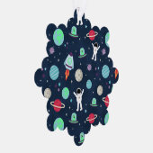 Ruimtepatroon illustratie ornament kaart (Rechts)