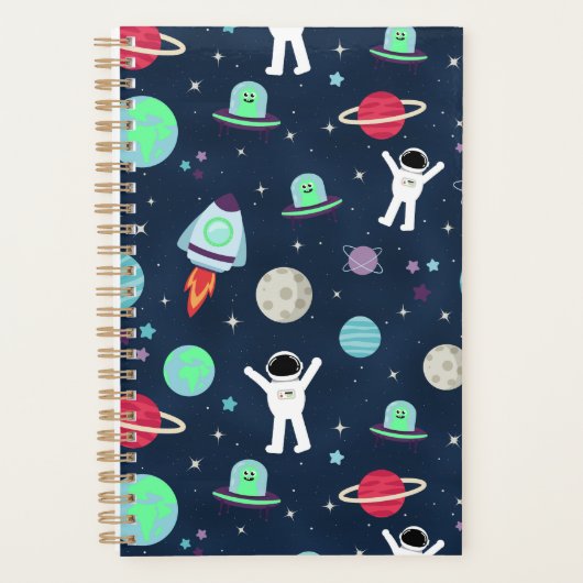 Ruimtepatroon illustratie planner (Voorkant)