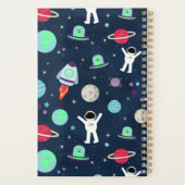 Ruimtepatroon illustratie planner (Achterkant)