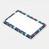 Ruimtepatroon illustratie post-it® notes (Schuin)