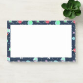Ruimtepatroon illustratie post-it® notes (Kantoor)