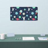 Ruimtepatroon illustratie spandoek (Beurs)