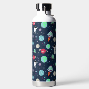 Ruimtepatroon illustratie waterfles