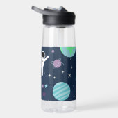 Ruimtepatroon illustratie waterfles (Rechts)