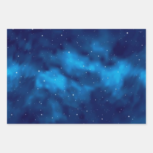 Ruimtepatroon Inpakpapier Vel (Voorkant)