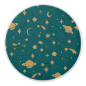 Ruimtepatroon Keramische Knop (Voorkant)